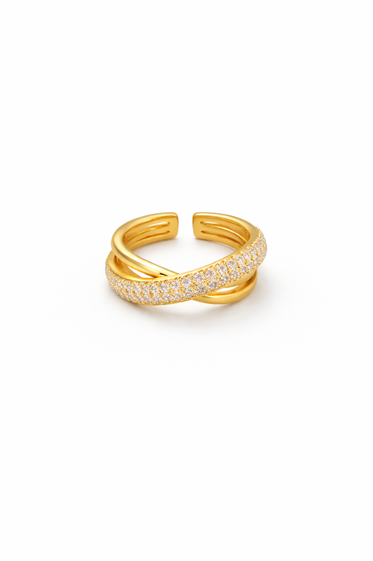Criss-Cross Adjustable Ring