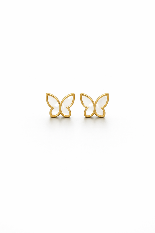 Delicate Butterfly Stud Earrings