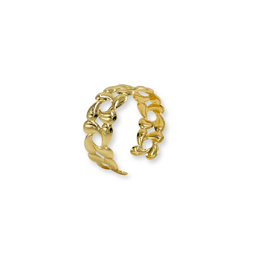 Bold Link Luxe Anti-Tarnish Adjustable Bracelet