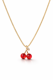 Cherry Motif Fine Gold Pendant
