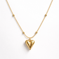 Radiant Gold Heart Necklace