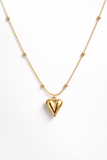 Radiant Gold Heart Necklace
