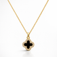 Double Side Clover Gold Necklace