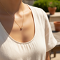 Golden Bow Sparkle Necklace