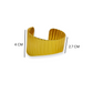 Golden Ripple Adjustable Bracelet