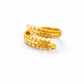 Golden Laurel Leaf Adjustable Ring