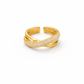 Criss-Cross Adjustable Ring