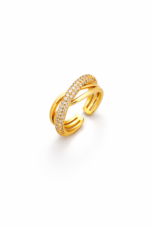 Criss-Cross Adjustable Ring