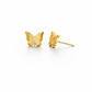 Elegant Gold Butterfly Earrings