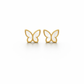 Delicate Butterfly Stud Earrings