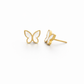 Delicate Butterfly Stud Earrings