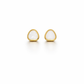 Oval Teardrop Stud Earrings
