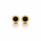 Royal Black Stud Earrings