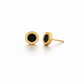 Royal Black Stud Earrings