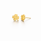 Gold Four Leaf Clover Earrings