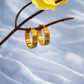Minimal Luxe Gold Hoop Earrings