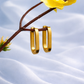 Gold Huggie Hoops Earrings