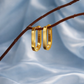 Gold Huggie Hoops Earrings