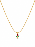 Tulip Anti Tarnish Pendant Necklace