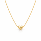 Aurelia Heartline Gold Necklace
