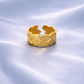Textured Pattern Adjustable Ring