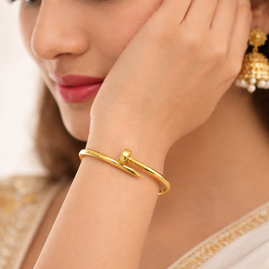 Iconic Cartier Nail Bracelet