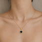 Double Side Clover Gold Necklace