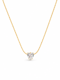 Heart Solitaire Pendant Necklace