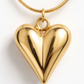 Radiant Gold Heart Necklace