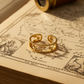 Celestial Star Adjustable Gold Ring