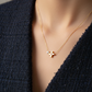 Floral Necklace with Pearl