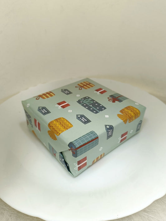 Green Wrapping for Birthday