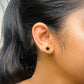Royal Black Stud Earrings
