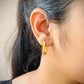 Gold Huggie Hoops Earrings