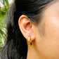 Minimal Luxe Gold Hoop Earrings
