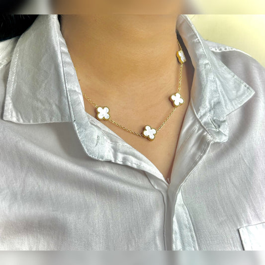 Lucky Clover Charm Necklace