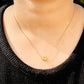Aurelia Heartline Gold Necklace