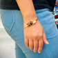 Fashionable Layered Butterfly Bracelet
