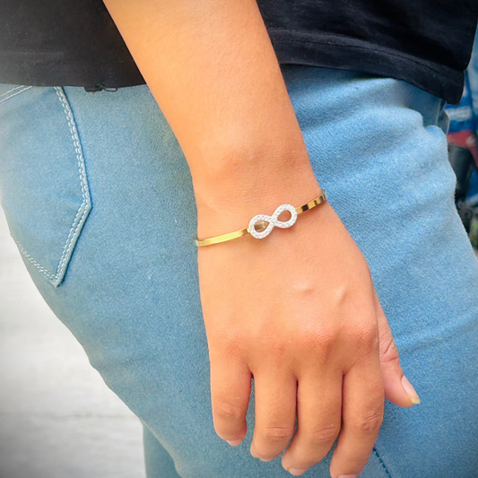 Sleek Forever Infinity Symbol Bracelet