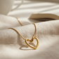 Minimal Heart Pendant Necklace