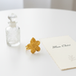 Elegant Floral Gold Adjustable Ring