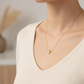 Floral Necklace with Pearl