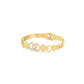 Sparkling Crystal Heart Link Bracelet