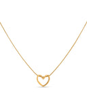 Minimal Heart Pendant Necklace