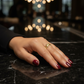 Celestial Starfish Gold Adjustable Ring