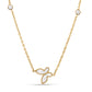 Butterfly Charm Necklace With Stones