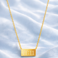 Eternal 11:11 Gold Bar Necklace